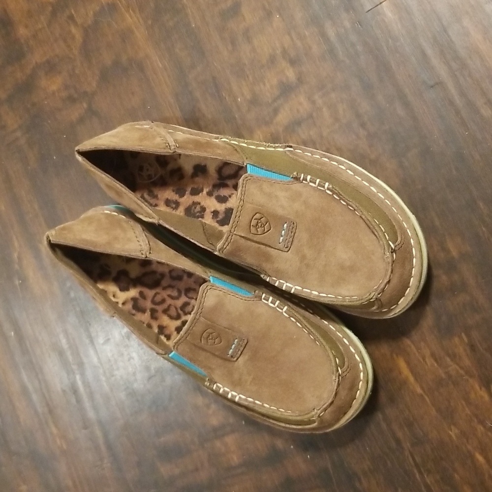 Ariat leopard shoes
